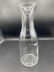 Vintage Paul Masson Clear Glass Wine Carafe Since 1852 Decanter Pitcher