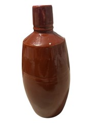 Vintage Lancers Ceramic Wine Bottle (Red/Brown)