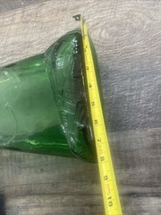 Vintage Gori Gori Chianti Rifle Bottle 3L Green Glass Italy 1960s 45.5 In Tall
