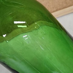 Vintage 4/5 Quart Green Wine Bottle 12&Prime; Tall 73 Marked