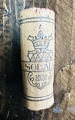 Solaia Wine Bottle Empty 2020 Tuscany Italy 750ml Collectible W/Cork