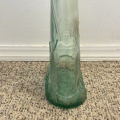 Vintage Gori Gori Chianti Rifle Bottle 3L Green Glass Italy 1960s 45.5 In Tall