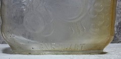 Vintage Berrycup Wines 2/5 Pint Glass Wine Bottle Yonkers, New York