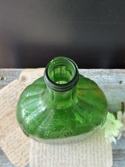 Vintage Green Glass Bottle Half Gallon Wine Bisceglia Brothers Corporation