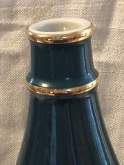 Viana Teal Green Dancing Girl Decorative Empty Wine Bottle 🇵🇹 Portugal