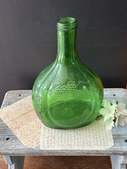 Vintage Green Glass Bottle Half Gallon Wine Bisceglia Brothers Corporation