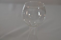 Wine Bottle / Bottle with Glass On Top