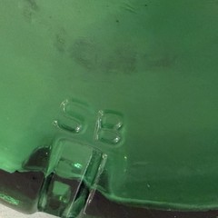 Antq CROFT Port Wine Bottle Embossed Nautical Ship Emerald Green Glass c.1900