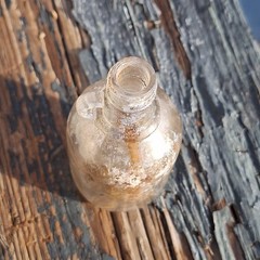 Vtg Franzia Mini Wine Bottle Jug w/ Handle 3/16 Pint Size