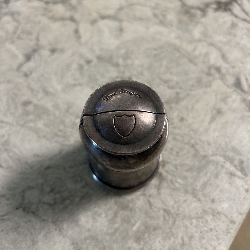 Dom Pérignon Silver Wine Bottle Cap Collectible, 10 available, 100 for 1
