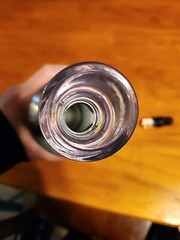 Ozark Trail stainless steel wine bottle Screw cap, never used Silver & Black