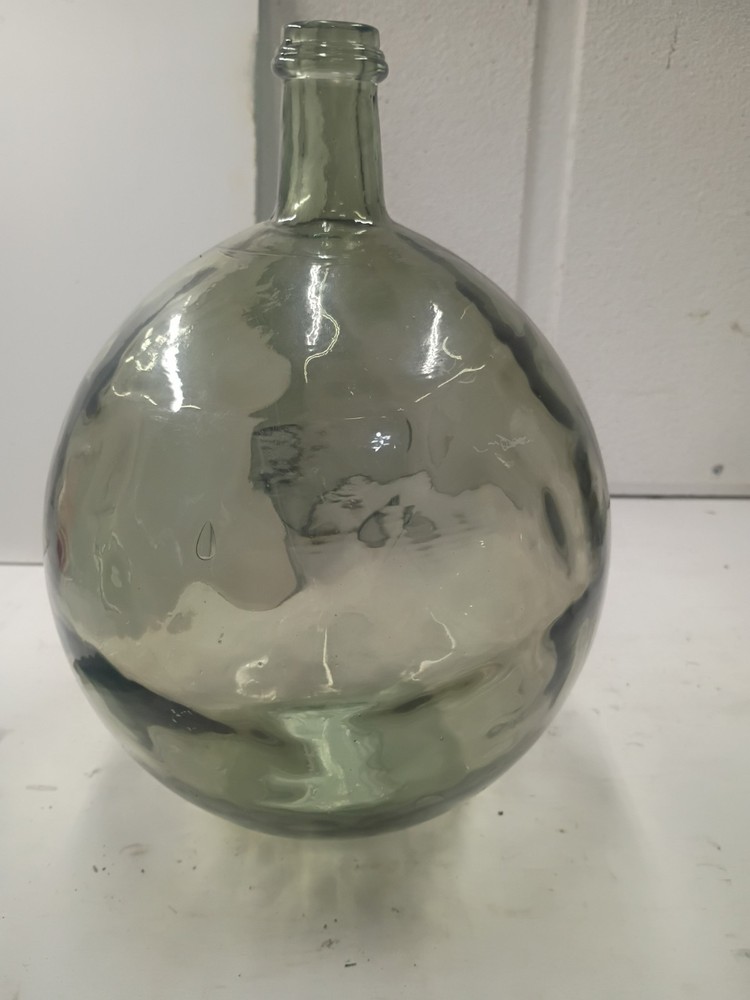 Mudpie Green Bulb Carboy Huge Green Glass Bottle