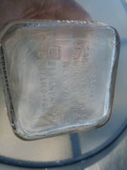 Empty 4/5 Qt. Glass Manischewitz Wine Bottle by the Monarch Wine Co.