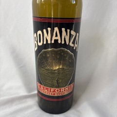 Bonanza California Cabernet Sauvignon EMPTY 750 ml Wine Bottle with Cork