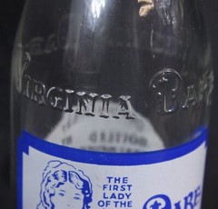 Vtg Virginia Dare Glass Bottle Detroit Quart General Beverage Co Cork Stopper