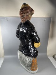 Vintage 1979 Angelo Bardi Italian Ceramic Clown Wine Bottle Decanter RARE 16”