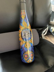 Vibrant Vine Decorative Wine Bottle 2015 Woops? Okanagan Valley BC Canada