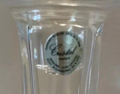 Crystal Cristal France Bourbon Glass Bottle