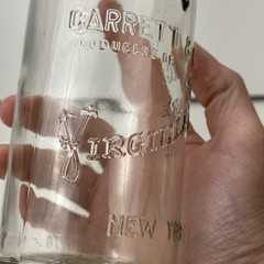 Vintage Garrett & Co Virginia Dare Wine Bottle 4/5 Quart New York Embossed 12”