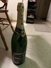 Moet Chandon Dummy 16 Inch Empty Advertising Champagne Bottle TGI Fridays