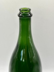 Vintage Green Glass WINE BOTTLE Punt Bottom ‘56&prime; Mark Antique Style