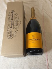 Veuve Clicquot 6L Champagne Factice Dummy Bottle Empty Display Yellow Label RARE