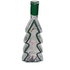 Christmas Tree Wine Bottle German Germany Empty Weihnachts Wein Tannenbaum