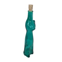 Happy Cat Moselland Green Cat-Shaped Empty Wine Bottle Cork 2024 Rheinhessen