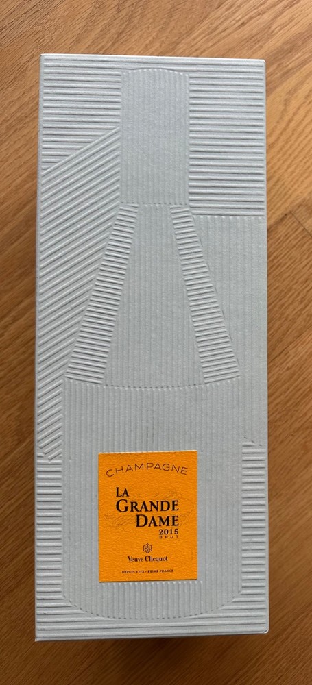 LA GRANDE DAME 2015 Brut EMPTY 750ml VEUVE CLICQUOT Champagne bottle & box