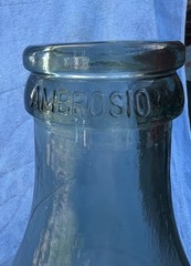 Vintage Ambrosio 15 Gal Glass Demijohn – Italian Wine Jug