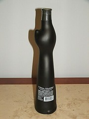 Halloween Black Cat EMPTY Wine Bottle MOSEL Rieslng 500ml Bottle13&Prime; CANDLEHOLDER
