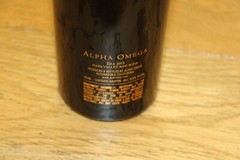 Rare Collectors Alpha Omega Era 2019 Napa Valley empty Wine Bottle
