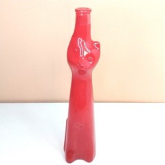 Happy Cat Moselland Red Cat-Shaped Empty Wine Bottle Cork 2024 Rheinhessen