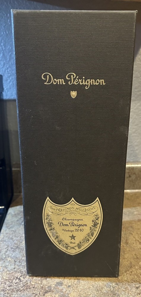 Dom Perignon Vintage 2010 750 ml Empty Champagne Box, Booklet