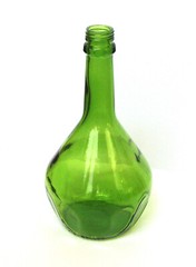 Vintage Gallo Winery 1/2 Gallon Green Glass Wine Bottle, Dimpled Bottom, No Cap