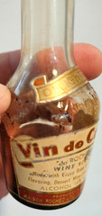 Vin De Cacao empty glass delightful 1/8 Pint Wine Specialty