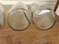 Lot Of 4 Vintage Paul Masson Since 1852 36 oz Glass Carafe Decanter Milk Bottle