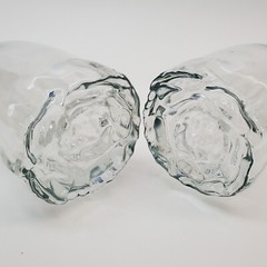 2 Cote Des Roses Empty Wine Bottles Rose Bottom Collectible 13&Prime;
