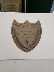 Vintage 1993 Cuvee Dom Perignon Champagne Emptybottle, Box & Pamphlet 750ML