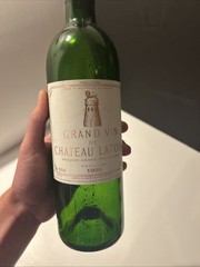 Chateau Latour Wine Bottle EMPTY 1995 France Grand Vin Collectible / with cork
