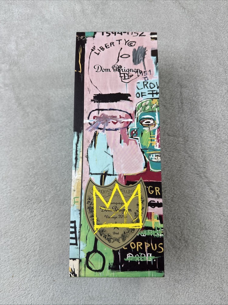 Dom Perignon Jean-Michel Basquiat 2015 Empty Gift Box Champagne Display Case