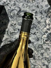 Armand de Brignac Ace of Spades Champagne Bottle & Wooden Display Case EMPTY