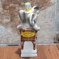Vintage Elephant Wine Decanter Empty Bottle 12&Prime; Red Wine Mareialla Product Of It