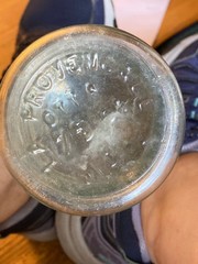 Vintage Provencale Wine Bottle, 1969, 13 inches tall