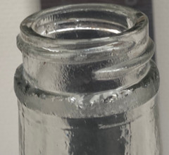 Vintage Bardenheier’s Embossed Clear Cylinder 4/5 Quart Bottle