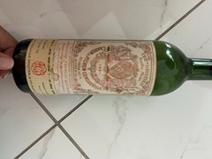 RARE Empty 1961 Château Pichon Baron Pauillac Deuxième Cru Classé Wine Bottle