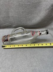 Canadian London Red Dinner Wine Empty Bottle with Handle Home Decor KG JD
