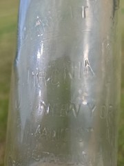 Early 1900&rsquo;s Garrett & Co. Virginia Dare 14oz Embossed Bottle New York/St.Louis