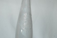 Vintage Garrett & Co Inc Virginia Dare Clear Glass Wine Bottle New York