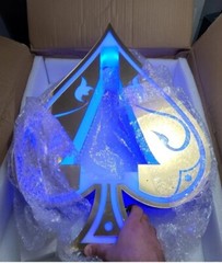 Ace OF SPADES CHAMPAGNE LED DISPLAY (MAGNUM) SHOW VIP!!